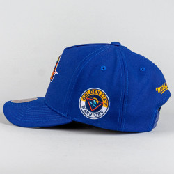Šiltovka Mitchell & Ness Golden State Warriors NBA Double Clutch Pro Snapback tmavomodrá