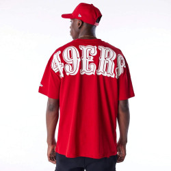 Tričko New Era NFL San Francisco 49ers Drop Shoulder Red Drop Shoulder T-Shirt červené