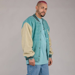 Grimey Wear Hive Sherpa Button Sweatshirt Bicolor