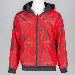 Peak Reversible Jacket Red