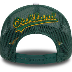 Šiltovka so sieťkou New Era 940 Af Trucker Oakland Athletics MLB Logo Dark Yellow A-Frame Trucker Cap žltá