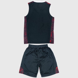 Detská basketbalová súprava (dres + trenírky) Peak Basketball Sets Match Kids čierna