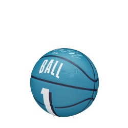 Wilson NBA Player Icon Mini Bskt. LaMelo Ball (sz. 3) Blue/White