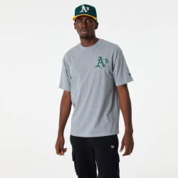 Tričko New Era Oakland Athletics MLB Ice Cream Grey Oversized T-Shirt šedé