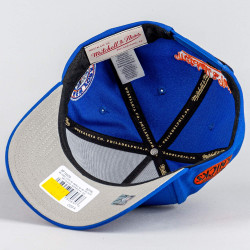 Šiltovka Mitchell & Ness New York Knicks NBA Double Clutch Pro Snapback modrá