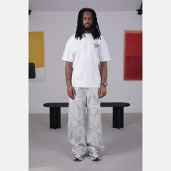 Baggy nohavice Sixth June CAMO Baggy Pants sivé