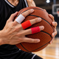 Chrániče prstov PEAK Finger Protector bielo-oranžovo-červené