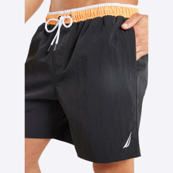 Nautica Arian 6” Swim Short Black