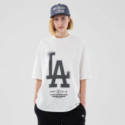 Tričko NEW ERA LA Dodgers MLB Graphic White Boxy T-Shirt biele