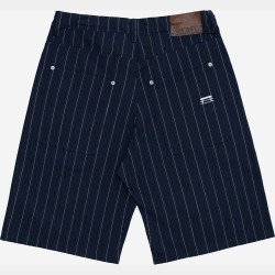 Krátke nohavice Jacker Stripes Baggy Short Raw tmavomodré