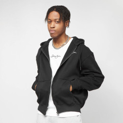 Sean John Script Logo Premium Zip Hoodie black