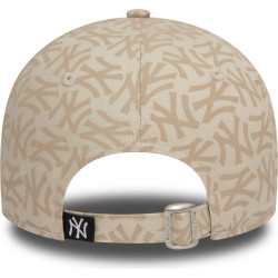 Dámska šiltovka New Era 940W MLB New York Yankees Womens Mono Light Beige 9FORTY Adjustable Cap svetlo béžová