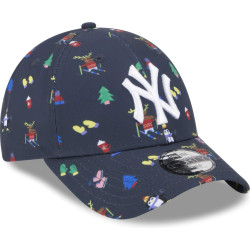 Detská šiltovka New Era 940K MLB New York Yankees Youth Festive Navy 9Forty Adjustable Cap modrá