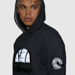 Ellesse Skilla OH Hoody Dark Grey Marl