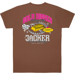 Jacker Gold Digger T-Shirt Brown