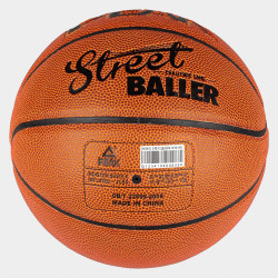 Peak Street Baller Composite Indoor/Outdoor Basketball Sz. 5 Brown