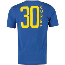 Outer Stuff Nba Standing Tall Ss Tee Golden State Warriors Curry Stephen Blue