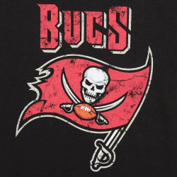 Re:Covered NFL Core Logo T-Shirt Tampa Bay Buccaneers Solid Black