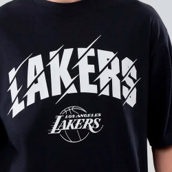 Tričko NEW ERA LA Lakers NBA Core Plus Navy Oversized T-Shirt tmavomodré