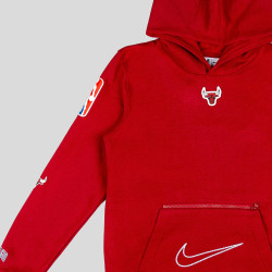 Nike Nk Fleece Pullover Courtside Ce - 8-20Y - Chicago Bulls Red