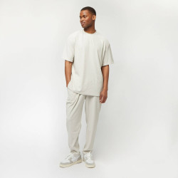 Sean John Metall Logo Plissee Tee light grey