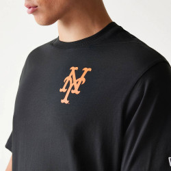 Tričko New Era New York Mets MLB Food Graphic Black T-Shirt čierne
