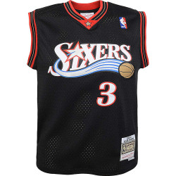 Mitchell & Ness Nba Swingman Jersey Road Philadelphia 76Ers Iverson Allen Black