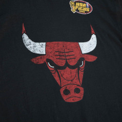 Mitchell & Ness NBA Slub S/S Tee CHICAGO BULLS BLACK