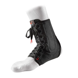 Šnurovacia ortéza na členok McDavid 199 Ankle Brace Lace-Up with Stays čierna