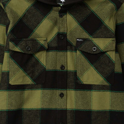 LRG ONLY ONE BUFFALO FLANNEL SHIRT OLIVE