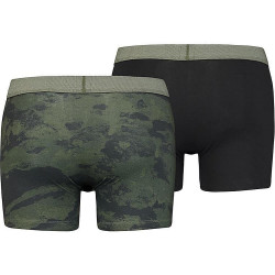 Levis Men Ocean Camo Aop Boxer Brief (2-Pack) Khaki