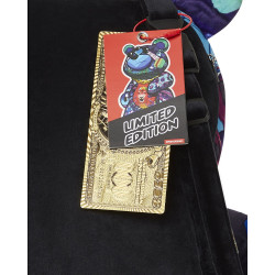 Sprayground Astro Twilight Moneybear Teddybear Backpack Purple