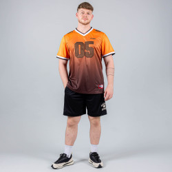 FUBU Corporate Gardient Football Jersey orange/brown