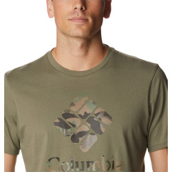 Columbia M Rapid Ridge™ Graphic Tee Stone Green