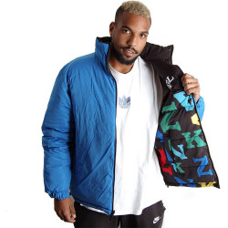 Karl Kani KK Retro Block Reversible Logo Puffer Jacket multicolor