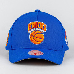 Šiltovka Mitchell & Ness New York Knicks NBA Double Clutch Pro Snapback modrá