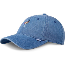 DJINN'S Dad Cap Coloured Girl Washed Denim