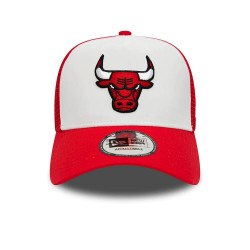 New Era NBA Chicago Bulls Team Colour Red A-Frame Trucker Cap Red