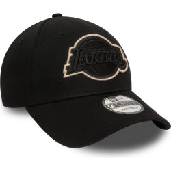 Šiltovka New Era 940 NBA LA Lakers Team Outline Black 9FORTY Adjustable Cap čierna