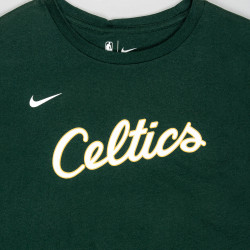 Nike Essential Logo Slub Ss Tee Boston Celtics Dark Green