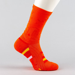 Peak Wiggins Matching Basketball Socks Burning Orange