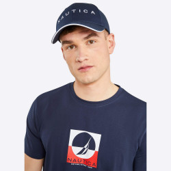 Nautica Robson Snapback Cap Dark Navy