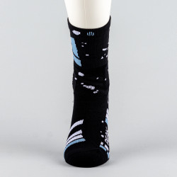 Peak Wiggins Matching Basketball Socks Black