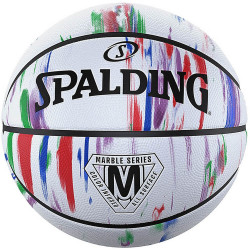 Spalding Marble Series Rainbow Rubber Basketball (sz. 7)