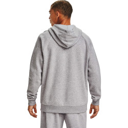 Under Armour Rival Fleece Big Logo Hoodie Grey