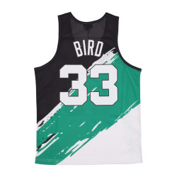 Mitchell & Ness NBA Paint Brush Nn Mesh Tank Larry Bird Boston Celtics Multi / White