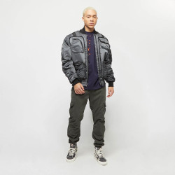 Sean John Script Logo Tactical Bomberjacket
dark grey