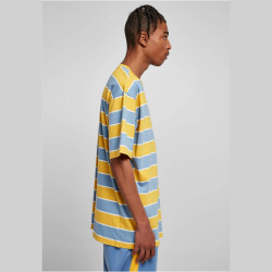 Starter Block Stripes Tee horizonblue/californiayellow/white