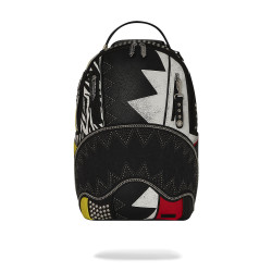 Sprayground Punk Rock Shark - Soho Soundsystem Backpack Black