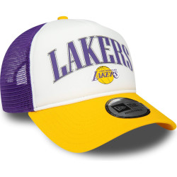 Šiltovka so sieťkou New Era 940 LA Lakers NBA Retro Purple E-Frame Trucker Cap fialová